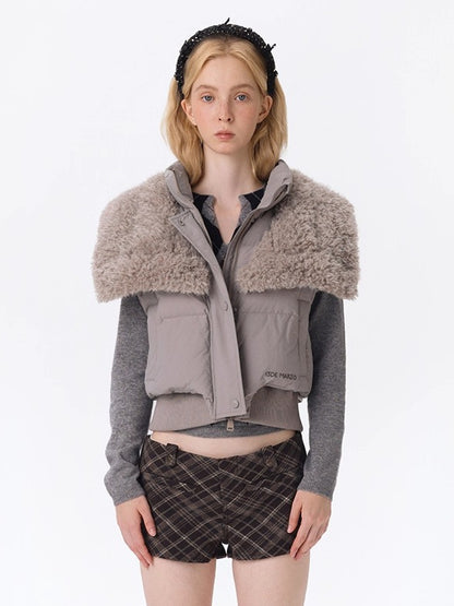 Detachable Short Puffer Jacket