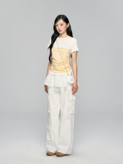  Layered Illusion Fitted T-shirt