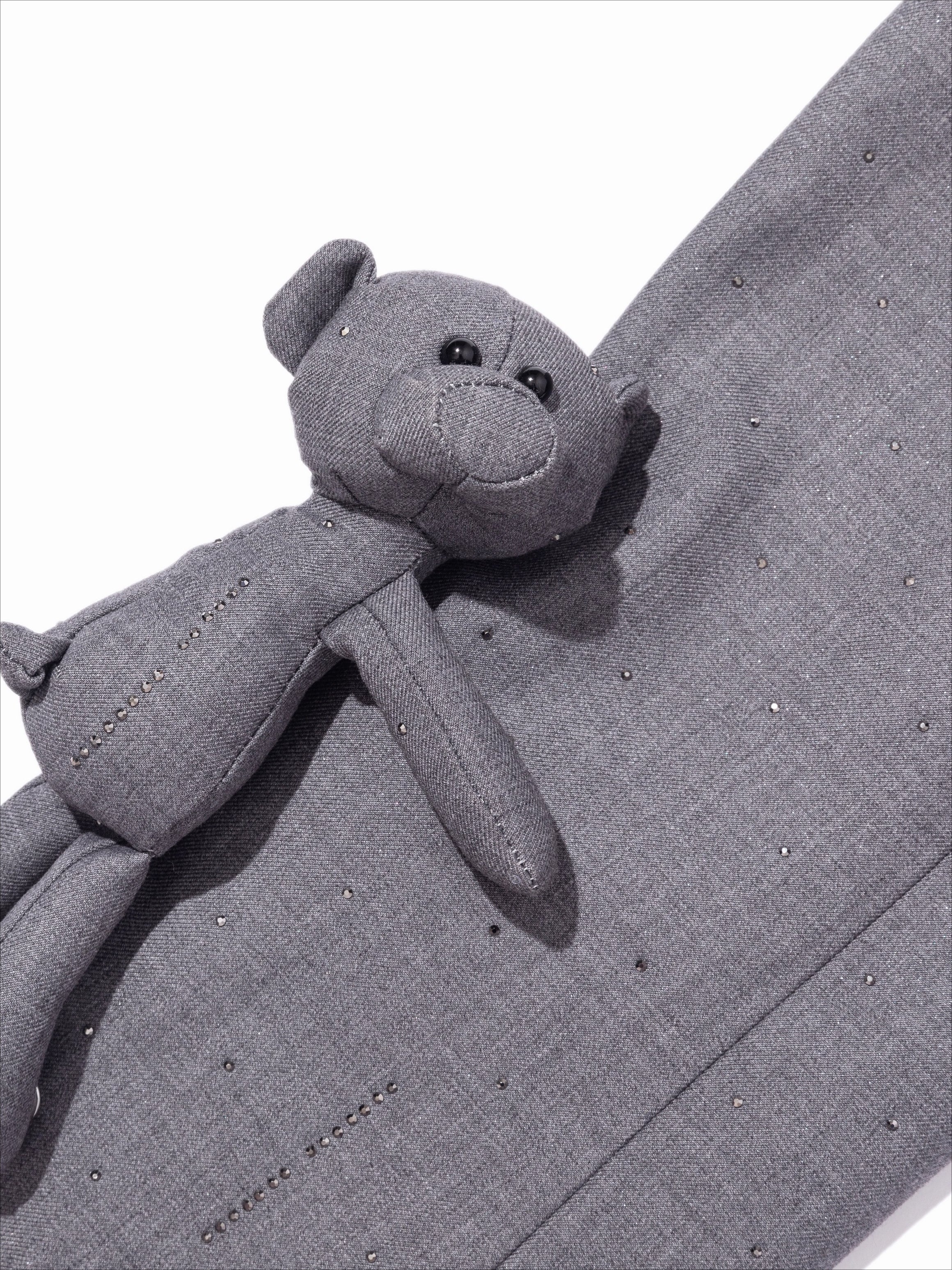 Shimmer Cropped Tailored Blazer