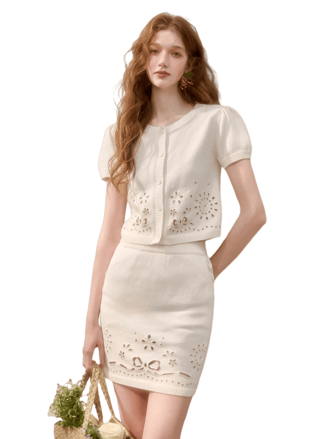 Breathing Flowers Cotton Embroidered Set