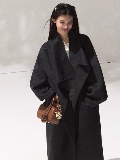 Tailored Pure Wool Long Coat