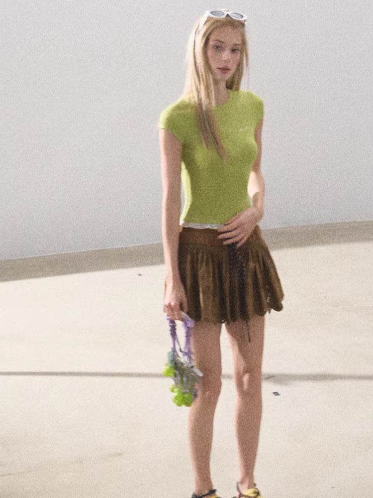 Lace-Soft Antibacterial Slim-Fit T-Shirt