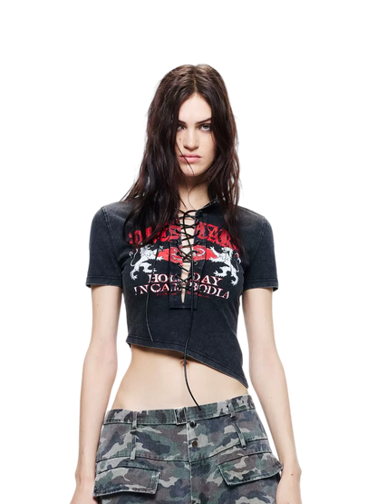 Punk Grunge Washed T-shirt
