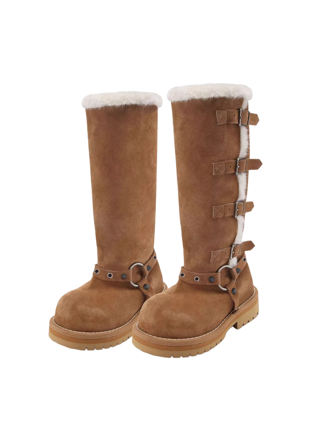Convertible Fold-Over Knight Boots