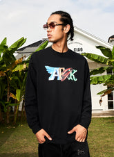 Winged 3D Logo Sweatshirt - CHINASQUAD