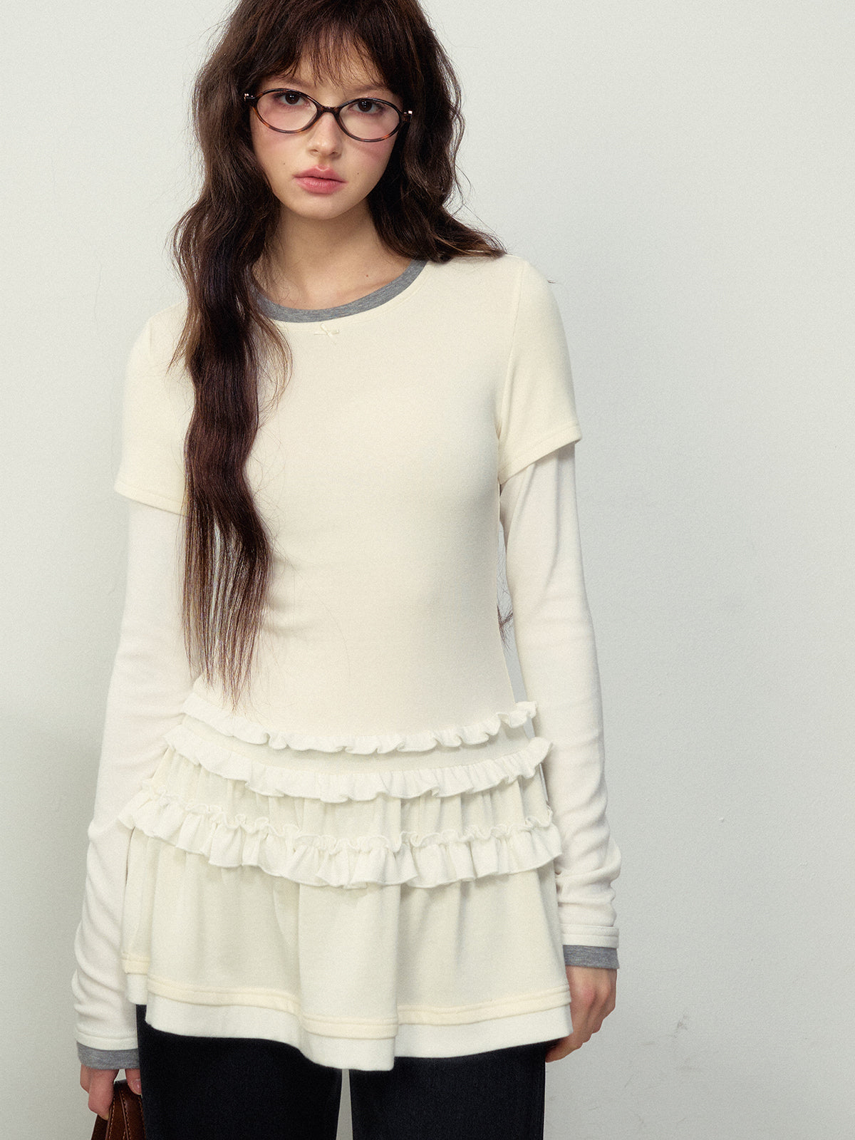 Layered Ruffled T-Shirt