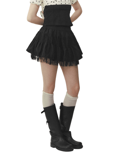 Layered Dream Lace Tiered Skirt