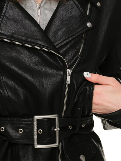 Black Moto Leather Jacket