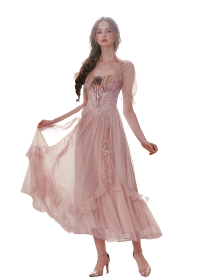 Purple Iris Princess Dress