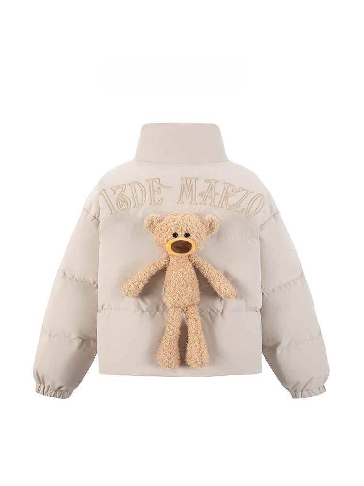 Plush Doll Puffer Down Jacket