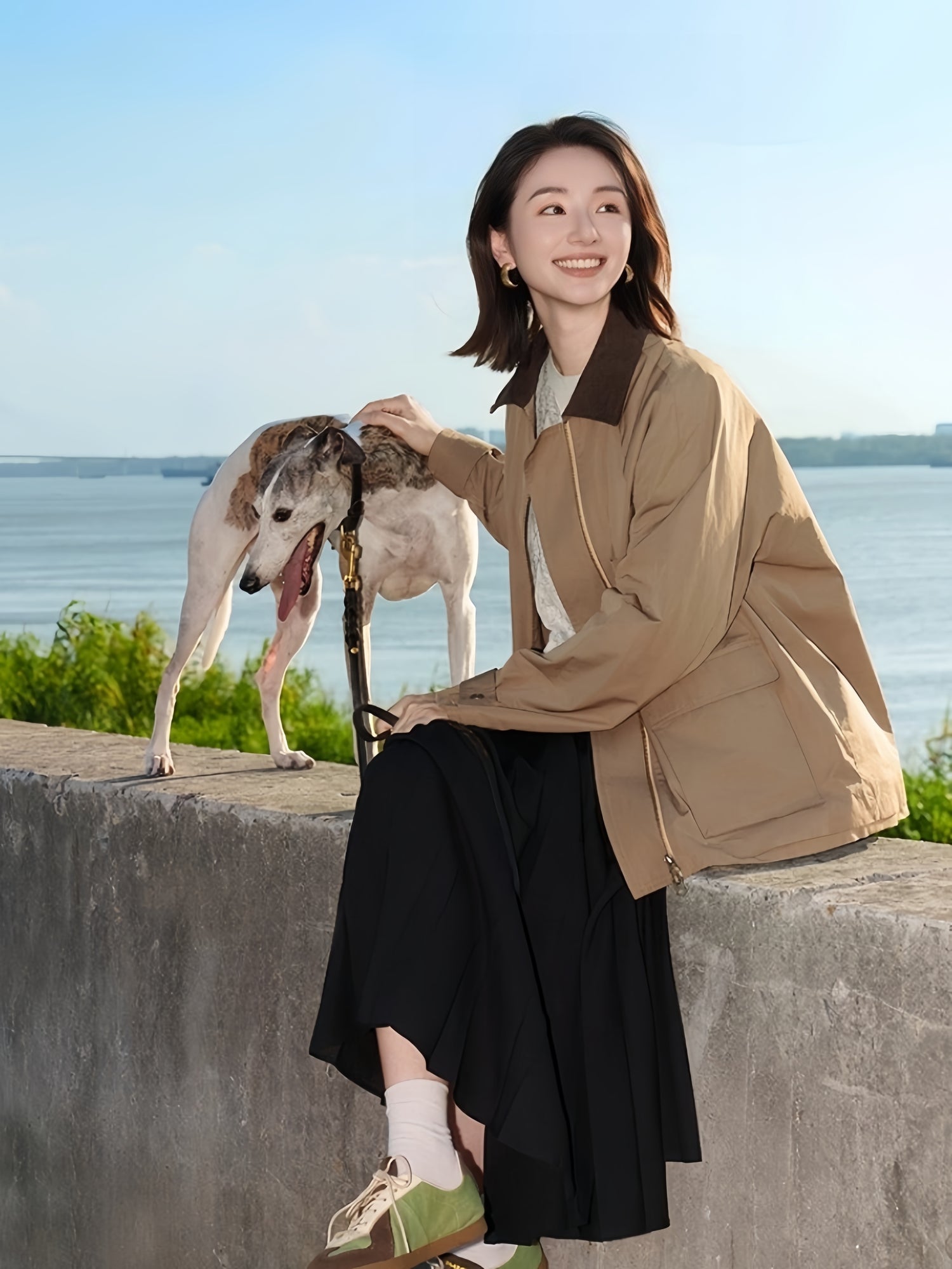 Refined Wool-Blend Short Jacket
