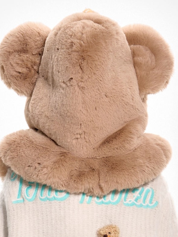 Faux Fur Balaclava Hood