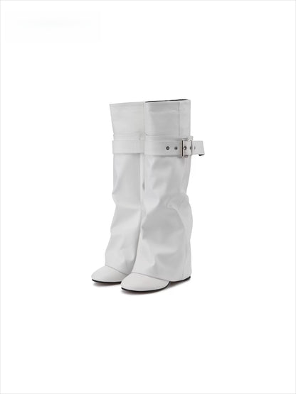 Detachable Leg Convertible Slouch-to-Straight Boots
