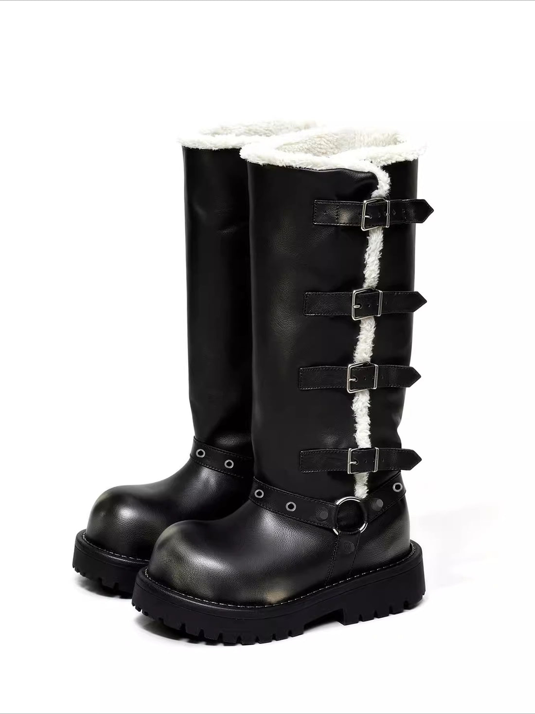 Convertible Fold-Over Knight Boots