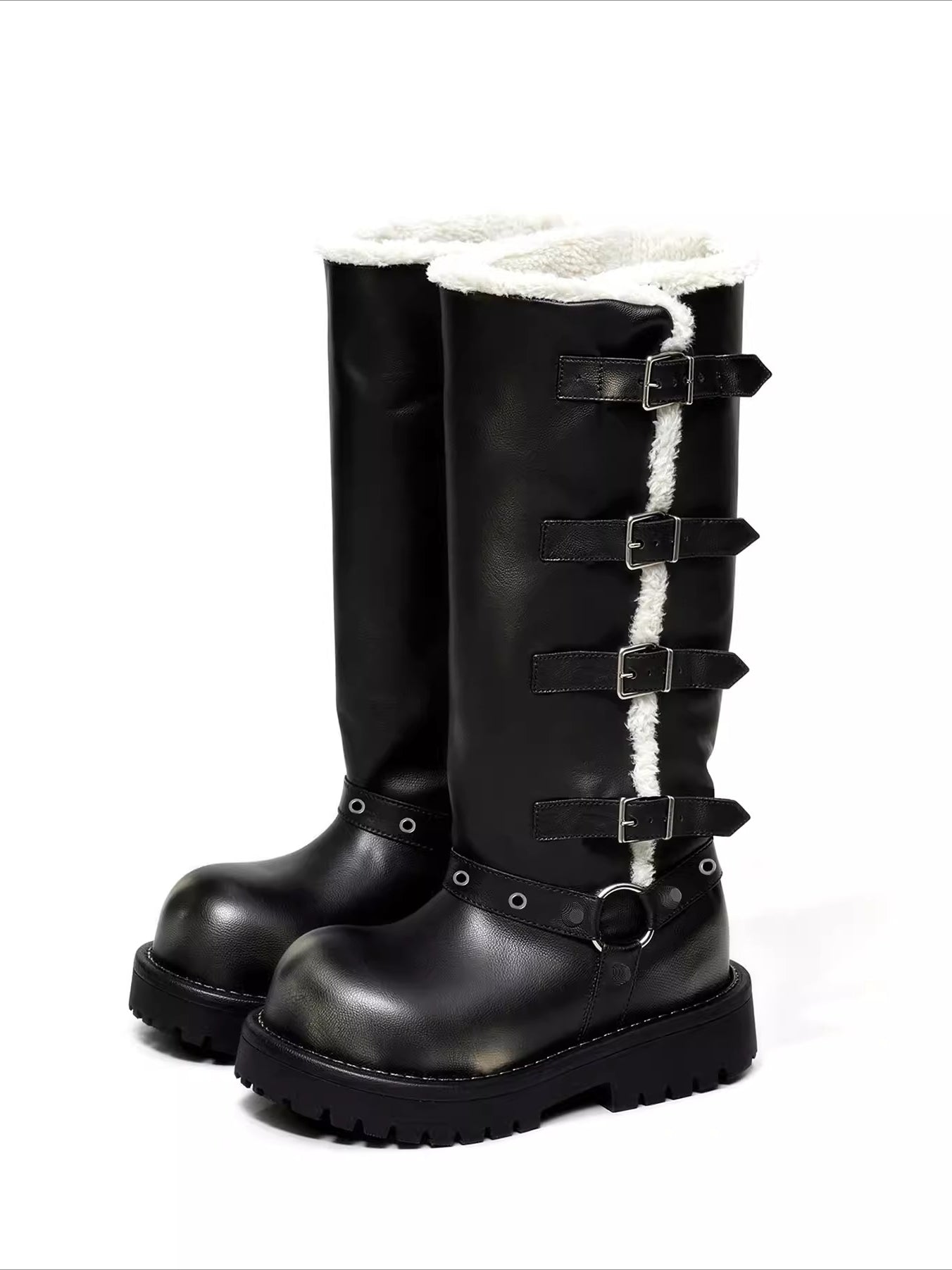 Convertible Fold-Over Knight Boots