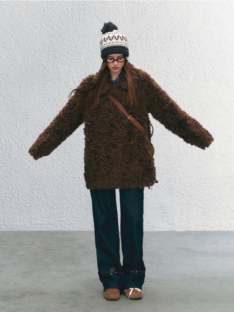 Eco-friendly Fur Lined Fur Coat