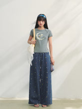 Grey Printed Slim-Fit Knit T-Shirt - CHINASQUAD