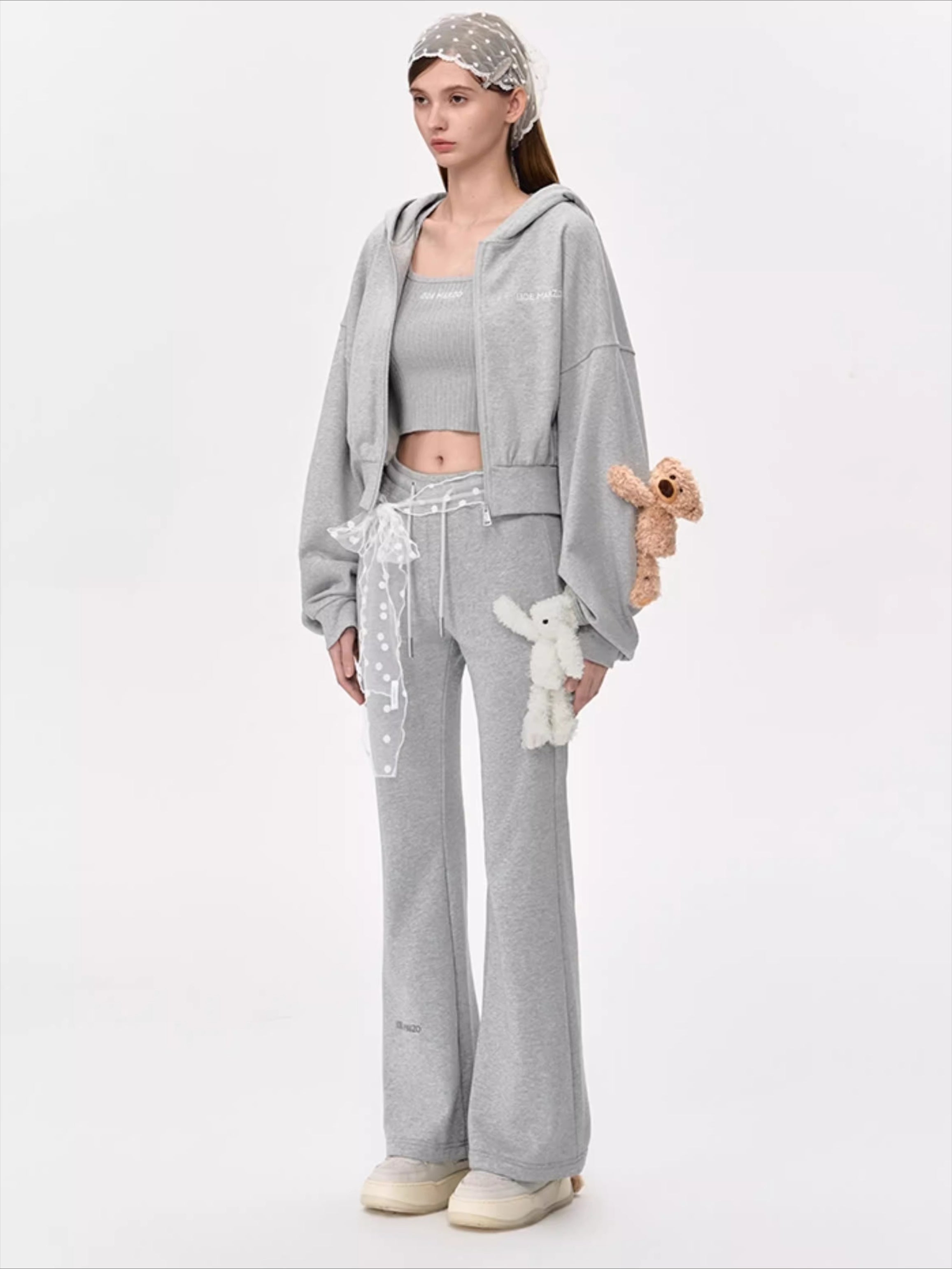 Essential Flared Casual Trousers