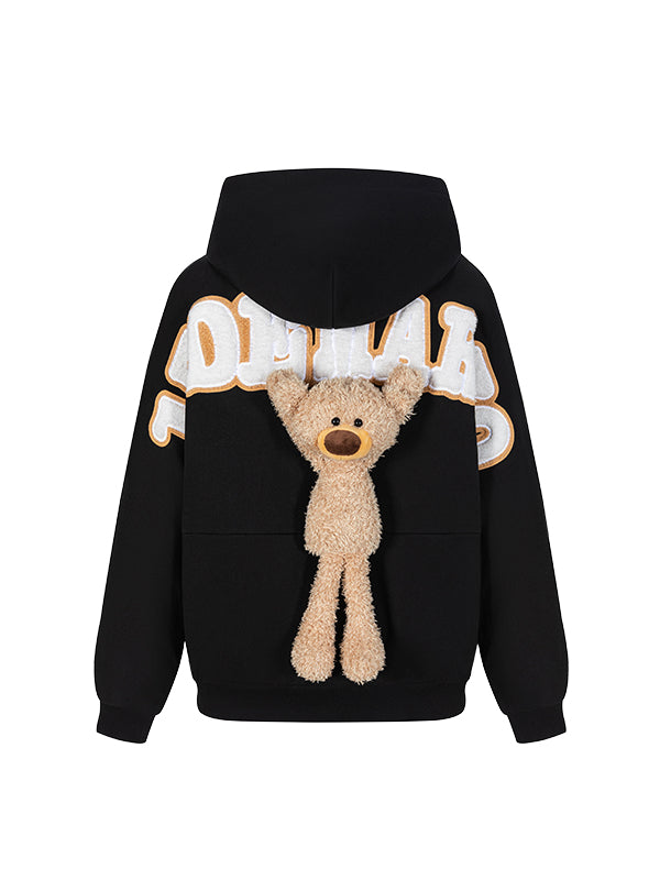 Bear Big Logo Patch Hoodie