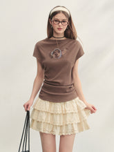 Multi-layer Ruffle Elastic Waist Tiered Skirt - CHINASQUAD