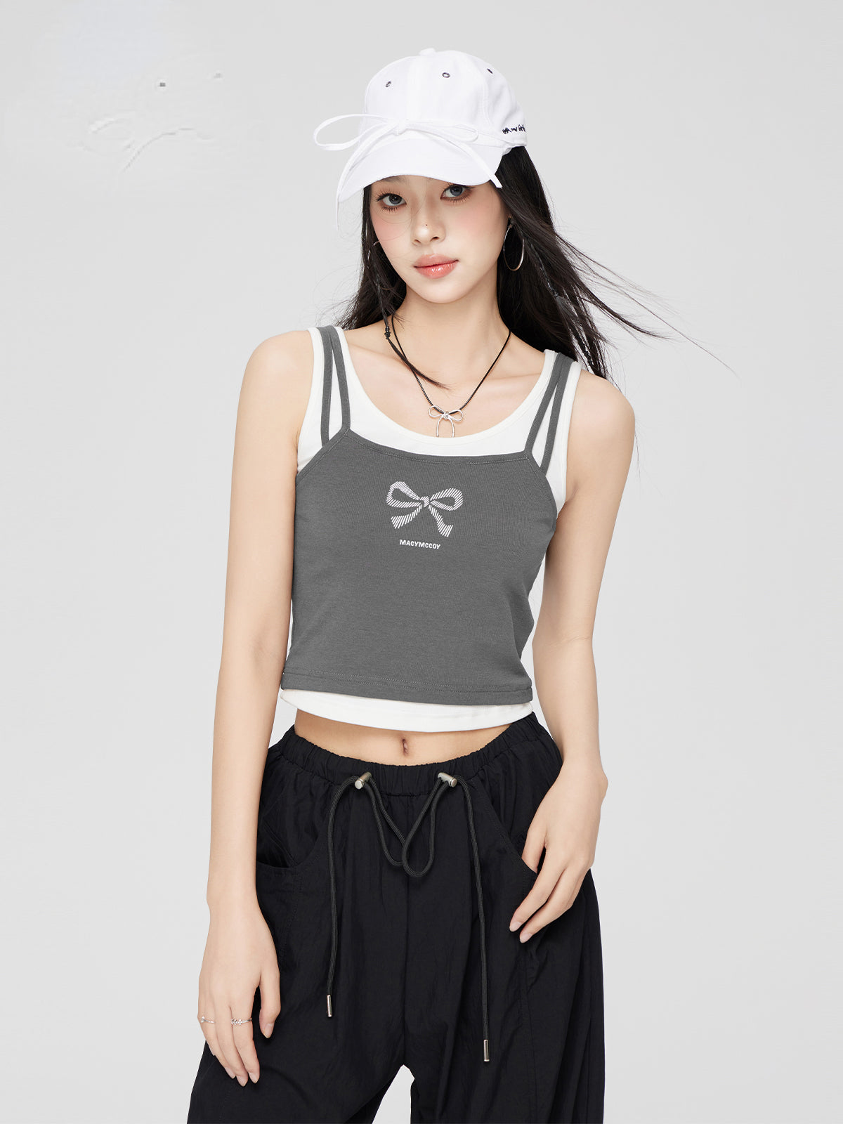 Black &amp; Gray Butterfly Vest - CHINASQUAD