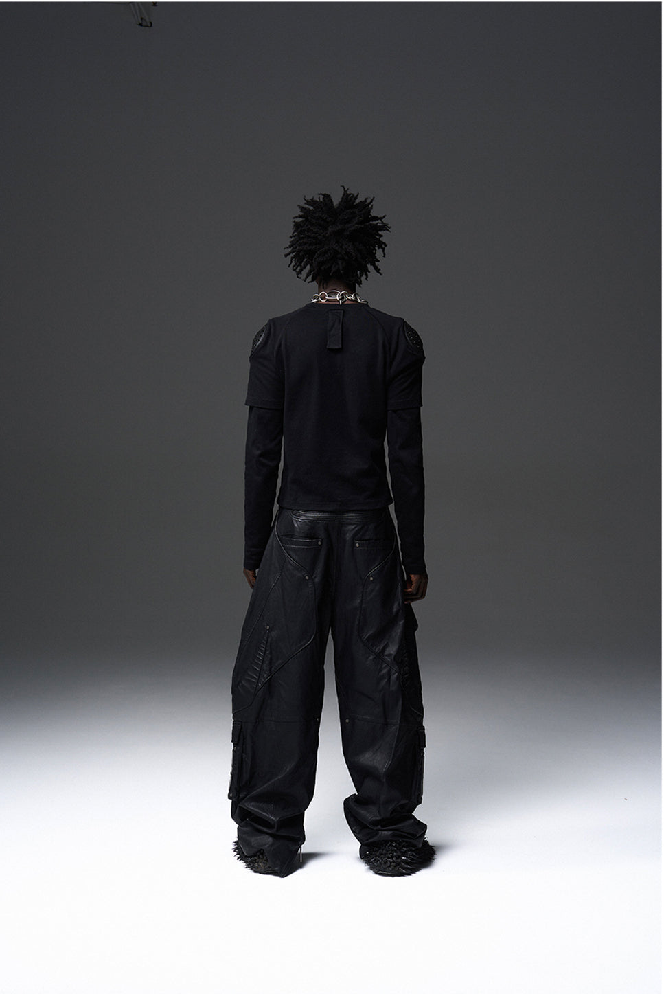 Black Slim Fit Long-Sleeve T-Shirt - CHINASQUAD