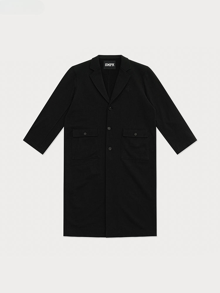 Classic Longline Cotton Sports Coat