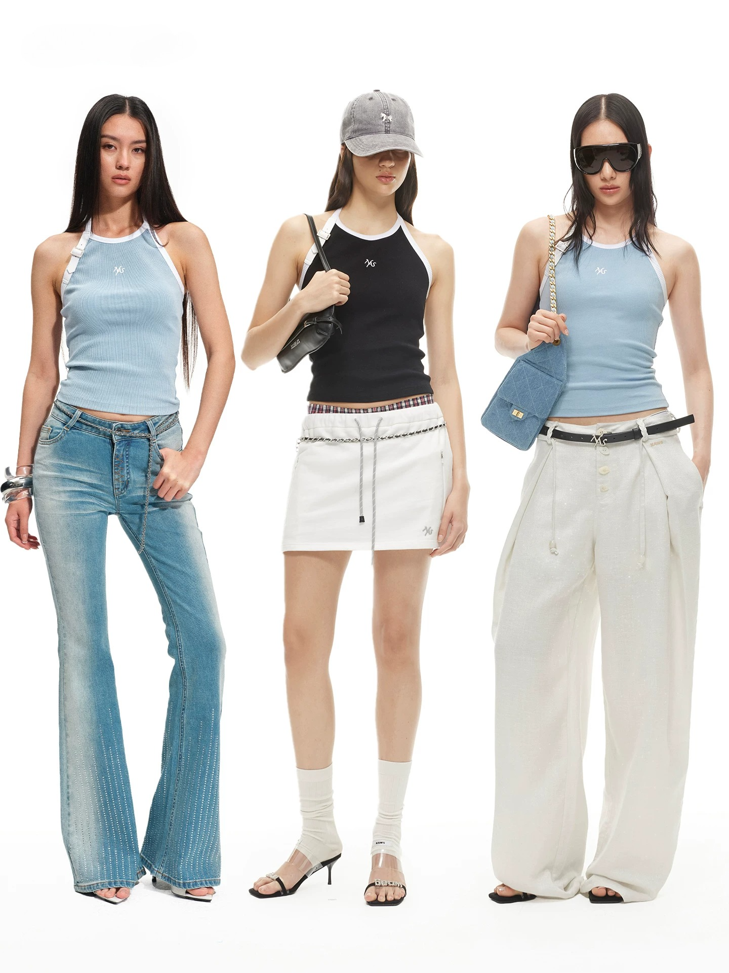 Margot Washed Halter Tank