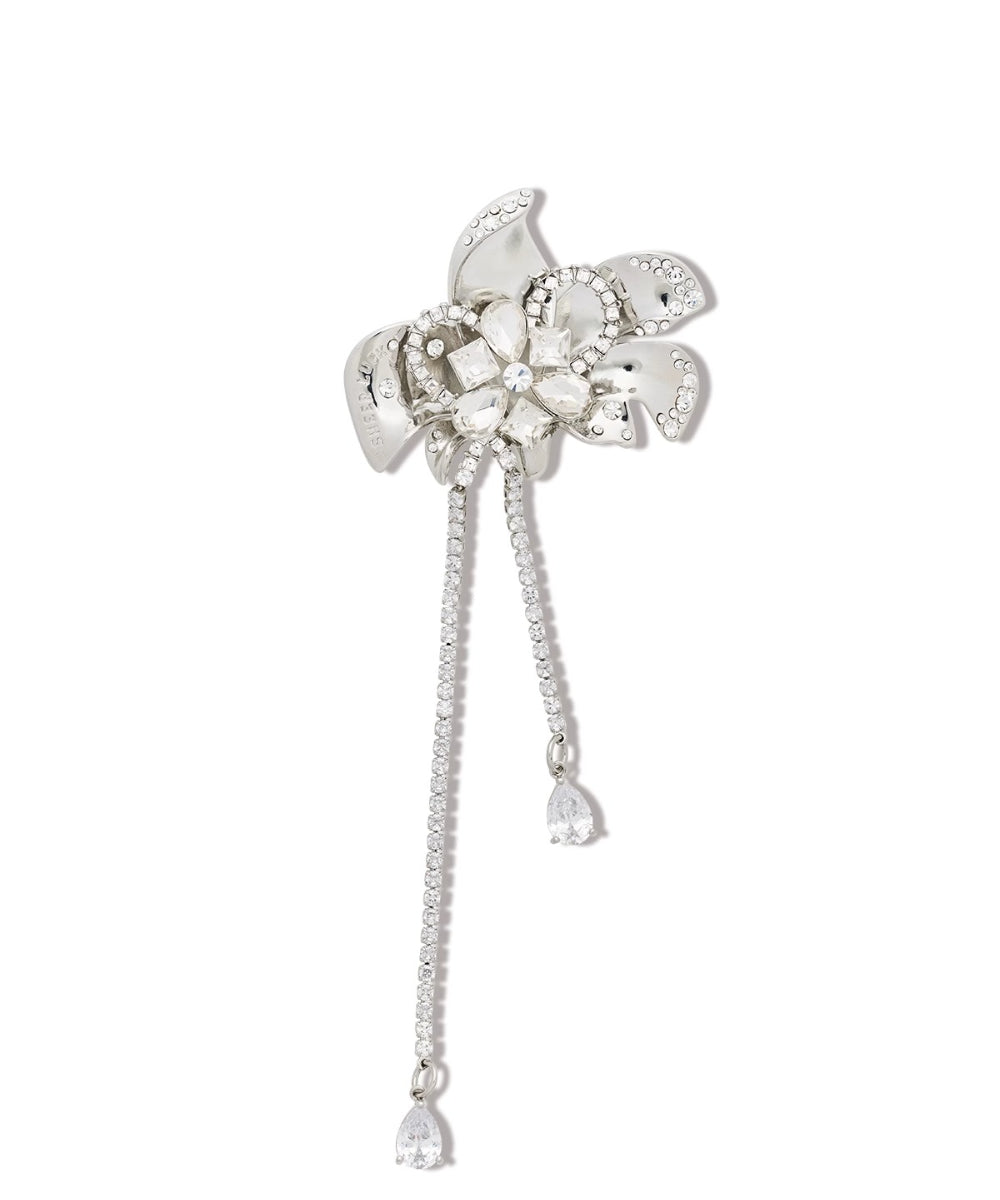 Floral Zircon Blossom Brooch