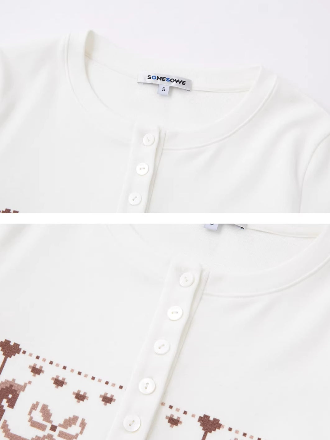 Carousel Print Plush-Feel Top