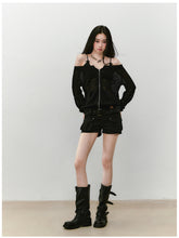 Knitted Floral Convertible Hollow-out Coat - CHINASQUAD