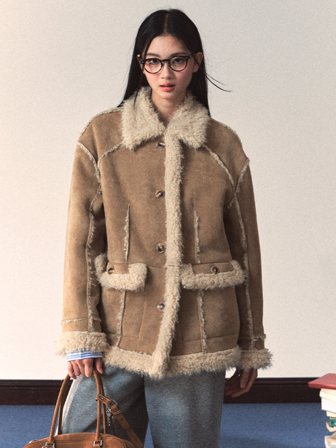 Two-Way Wear Shearling Coat