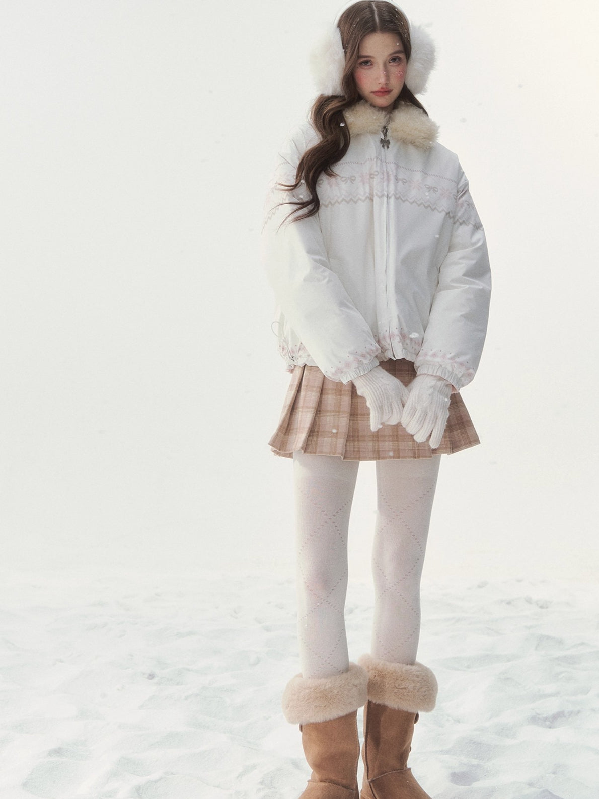 Original Pink Reversible Down Jacket