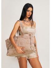 Compass Badge Patina Leather Flip Bag Medium Caramel Patina - CHINASQUAD