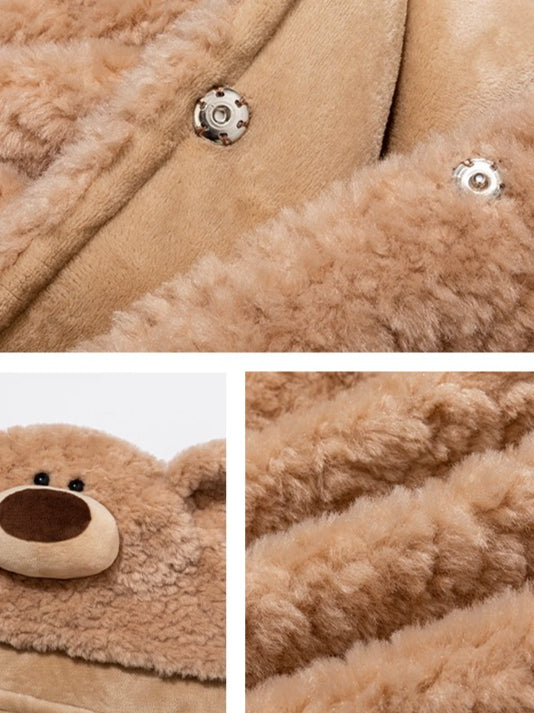 Plush Doll Fleece Throw Blanket