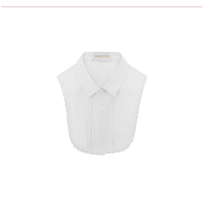 Ruffled Cotton Detachable Collar