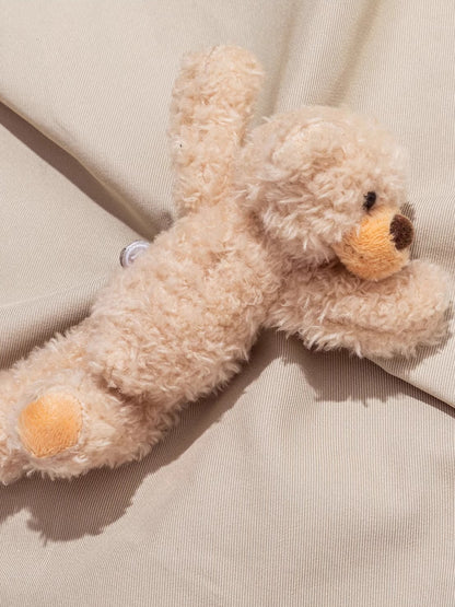 Multi-Bear Ruched Straight Cargo Pants