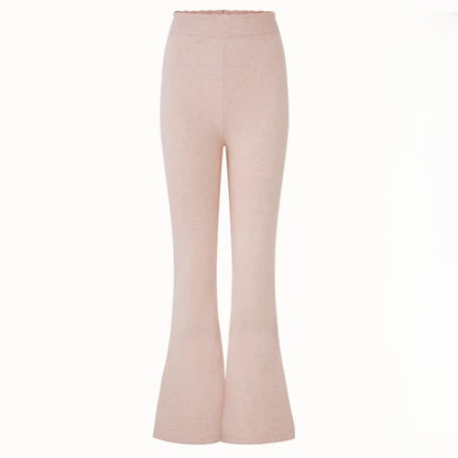 Wool-Blend Vintage Top &amp; Ruffle Pants Set