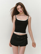 Belt Brand Embroidered Suit Skirt - CHINASQUAD