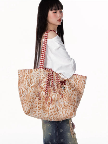 Crystal-Embellished Reversible Large Tote Bag