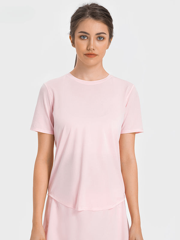 Round-neck Quick-drying Sunscreen Short Sleeve