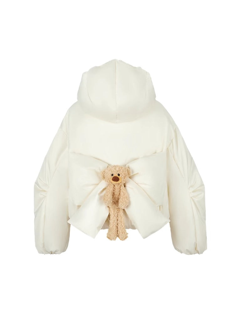 Bear A Bow Silky Down Jacket