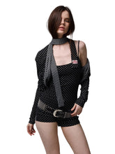 Polka Dot Stripe Jumpsuit Set - CHINASQUAD