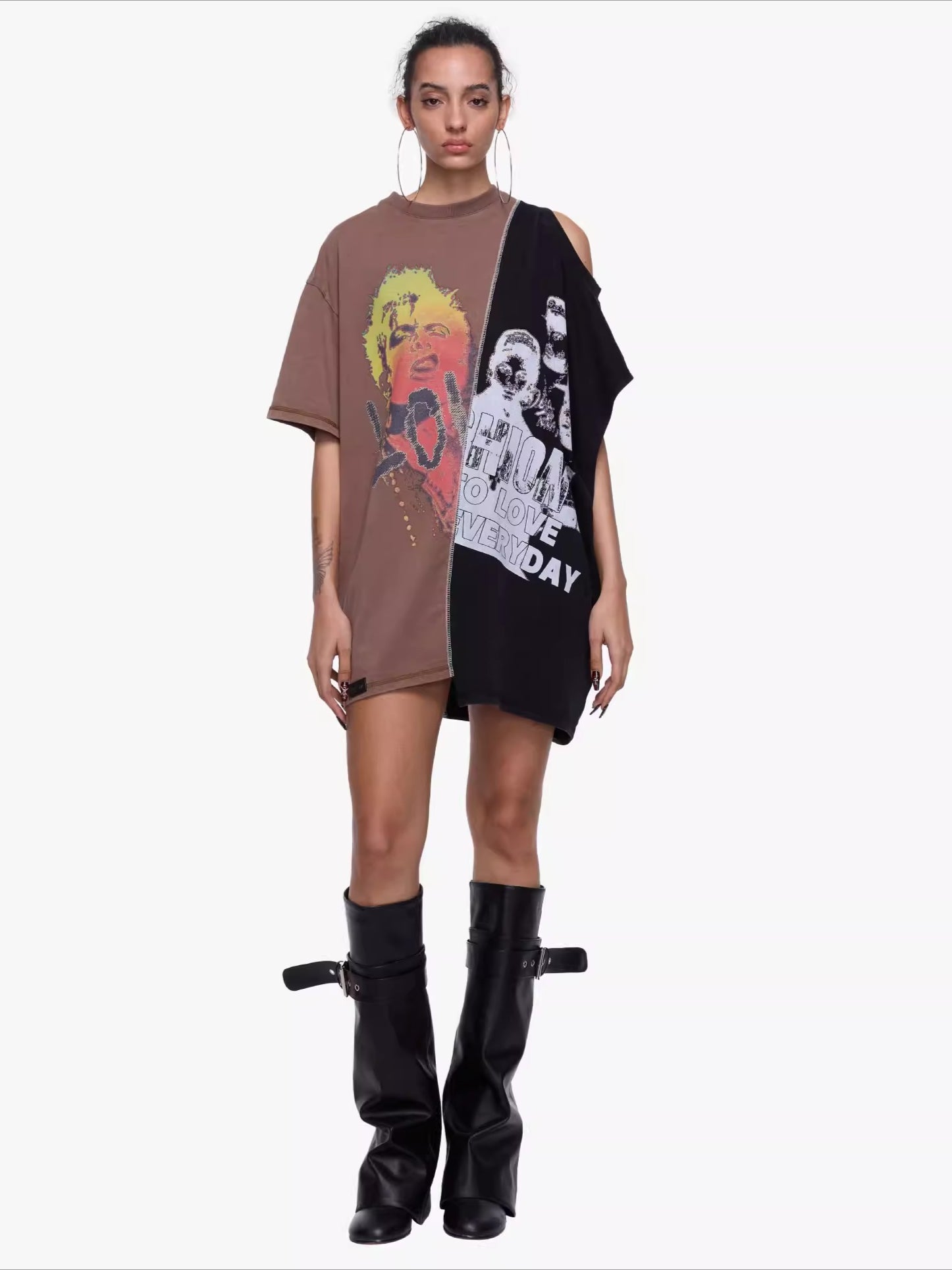 Detachable Leg Convertible Slouch-to-Straight Boots