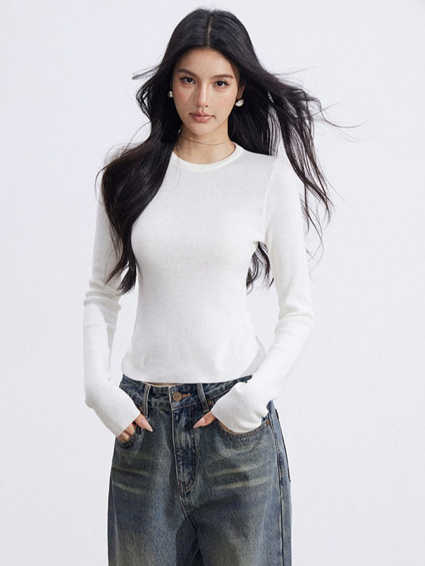 Knit Camisole and Inner Top Two-Piece Set