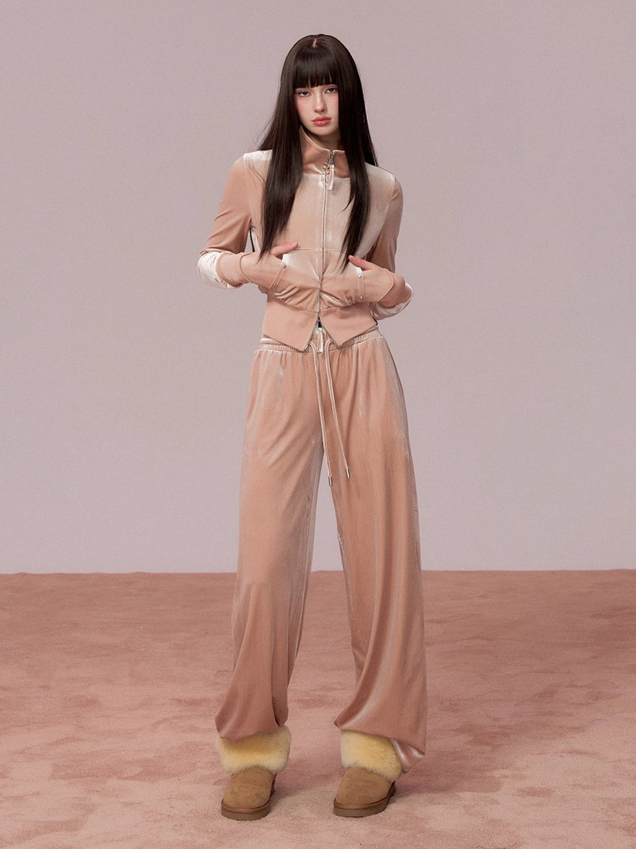 Athleisure Sweatshirt &amp; Jogger Pants Set