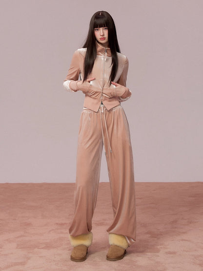 Athleisure Sweatshirt &amp; Jogger Pants Set