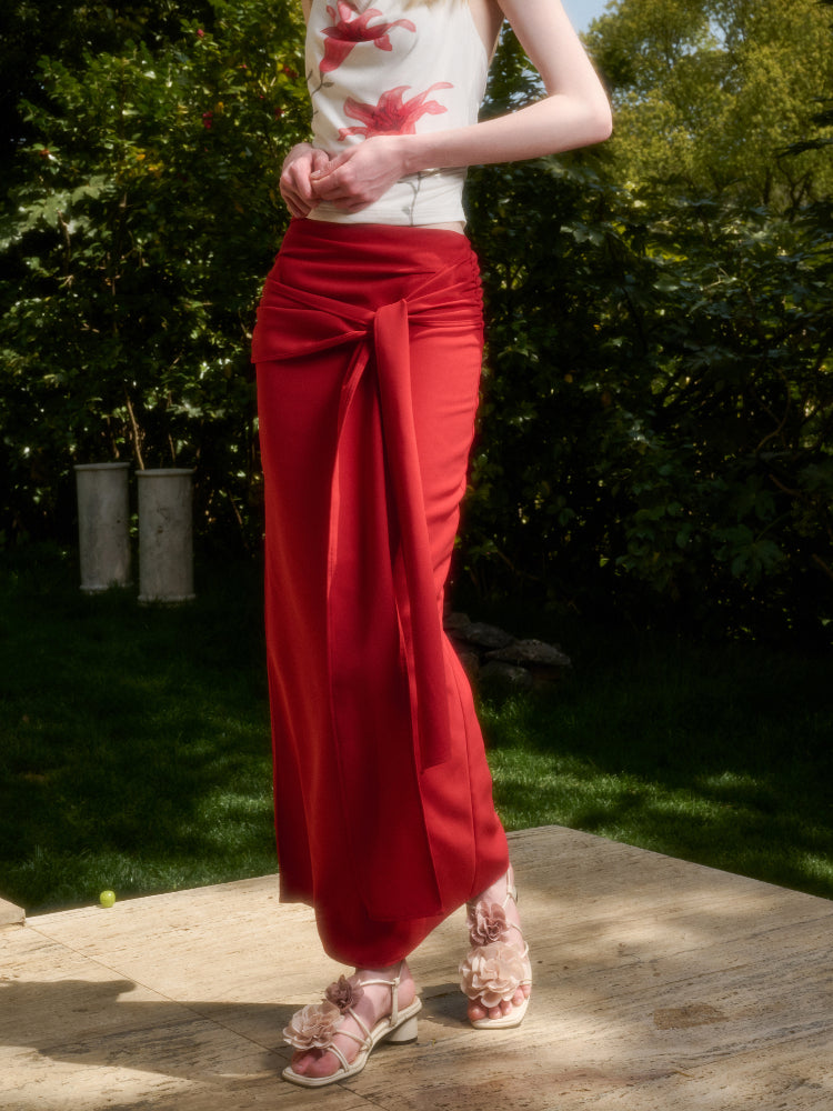 Perfumed Lily Top &amp; Skirt Set