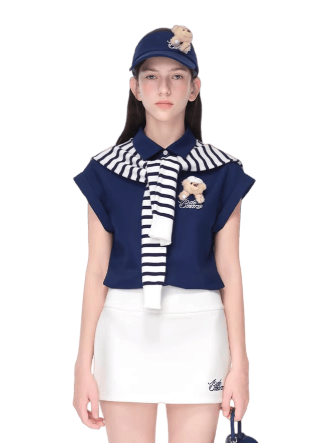 Detachable Shawl Golf Polos