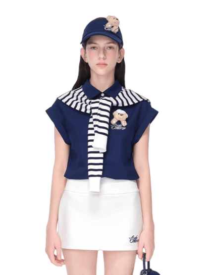 Detachable Shawl Golf Polos